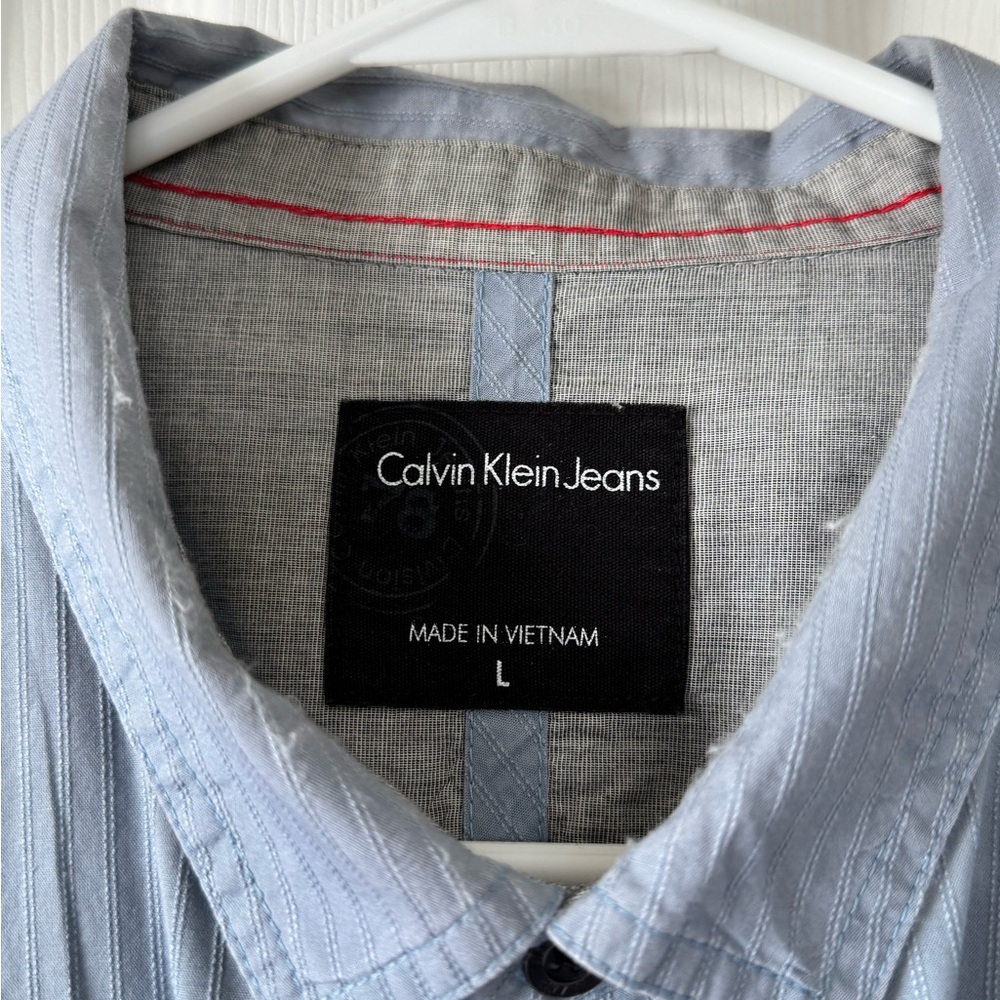 Calvin Klein Jeans Sky Blue Casual Shirt
